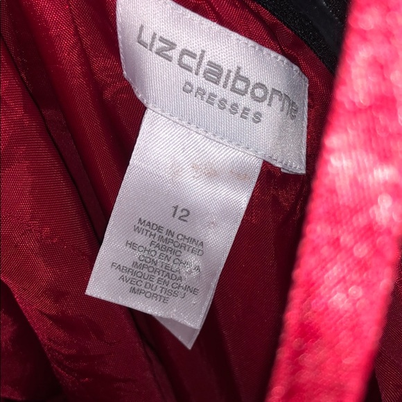 Sale Liz Claiborne/ ruby red cocktail dress - Picture 7 of 7